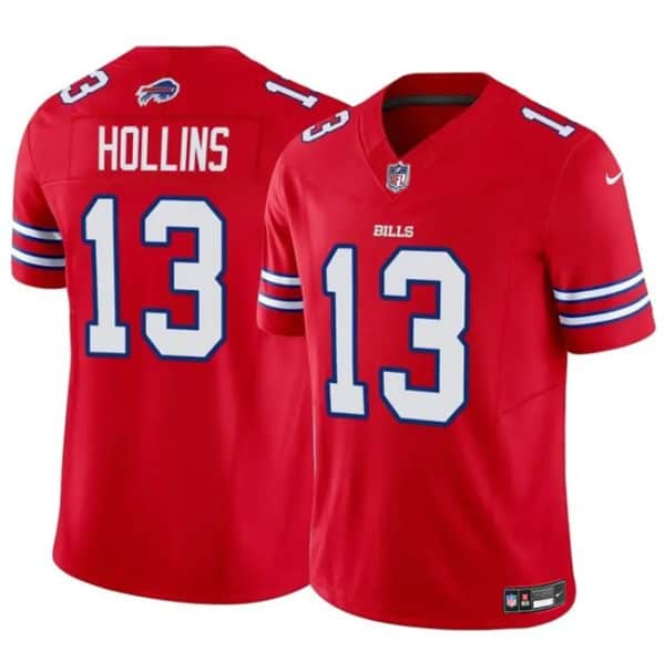 Buffalo Bills #13 Mack Hollins Red 2024 F.U.S.E. Vapor Untouchable Limited Stitched Jersey