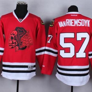 Blackhawks #57 Trevor Van Riemsdyk Red(Red Skull) Stitched Jersey