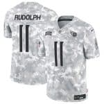 Tennessee Titans #11 Mason Rudolph Arctic Camo 2024 F.U.S.E. Salute To Service Limited Stitched Jersey