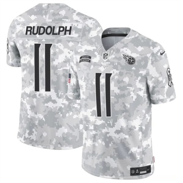 Tennessee Titans #11 Mason Rudolph Arctic Camo 2024 F.U.S.E. Salute To Service Limited Stitched Jersey