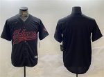 Atlanta Falcons Blank Black With Patch Cool Base Stitched Jersey