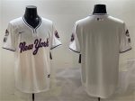 New York Mets Blank White 2025 Spring Training Stitched Jersey