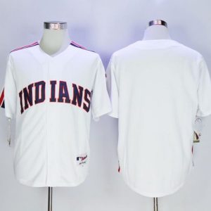 Indians Blank White 1978 Turn Back The Clock Stitched Jersey