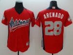 National League #28 Nolan Arenado Red 2018 All-Star Game Home Run Derby Jersey