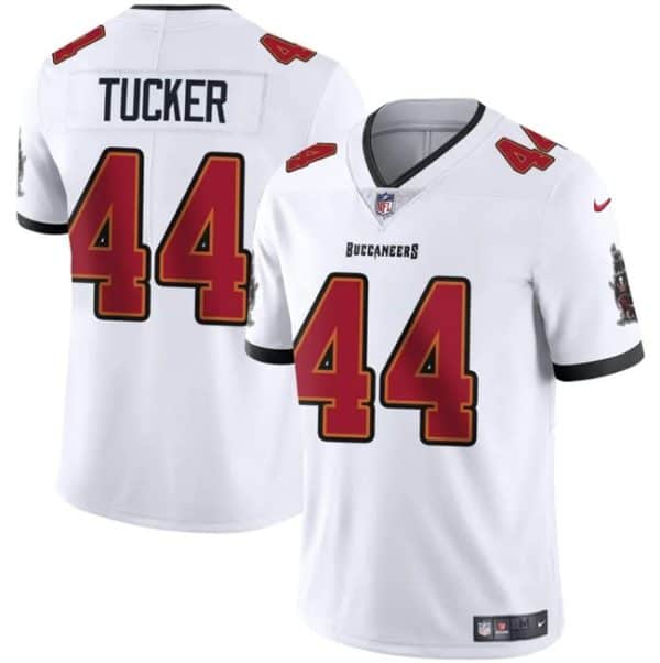 Tampa Bay Buccaneers #44 Sean Tucker White Vapor Limited Stitched Jersey