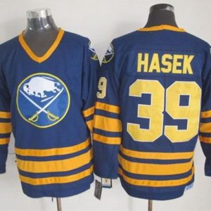 Sabres #39 Dominik Hasek Navy Blue CCM Throwback Stitched Jersey
