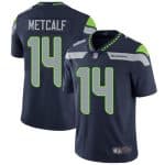 Seahawks #14 D.K. Metcalf Navy Vapor Untouchable Limited Stitched Jersey