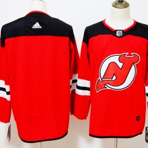 Devils Red Stitched Adidas Jersey