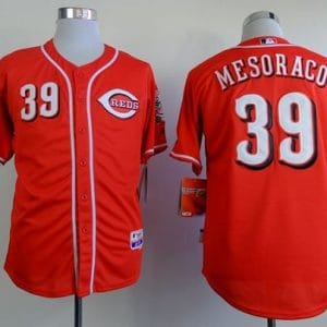 Reds #39 Devin Mesoraco Red Cool Base Stitched Jersey