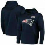 New England Patriots Navy Whith 100th Anniversary Patch Hoodie