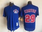Toronto Blue Jays #29 Joe Carter Mitchell And Ness Blue 1997 Throwback Stitched Jersey