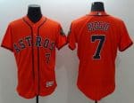 Astros #7 Craig Biggio Orange Flexbase Authentic Collection Stitched Jersey