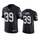 Las Vegas Raiders #39 Nate Hobbs Black Vapor Untouchable Limited Stitched Football Jersey