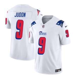 New England Patriots #9 Matthew Judon White 2023 F.U.S.E. Vapor Limited Stitched Jersey