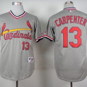Cardinals #13 Matt Carpenter Grey 1978 Turn Back The Clock Stitched Jersey