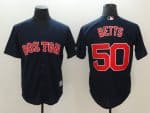 Boston Red Sox #50 Mookie Betts Navy Cool Base Stitched Jersey