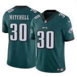 Philadelphia Eagles #30 Quinyon Mitchell Green 2024 Draft F.U.S.E Vapor Untouchable Limited Stitched Jersey