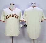 Giants Blank Cream Home New Cool Base Stitched Jersey