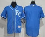 Royals Blank Royal Blue Flexbase Authentic Collection Stitched Jersey