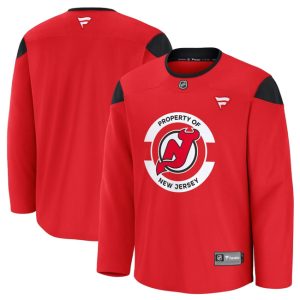 New Jersey Devils Red 2024-25 Team Practice Stitched Jersey