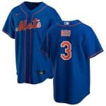 New York Mets #3 Tom¨¢s Nido Royal Cool Base Stitched Jersey