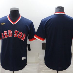 Boston Red Sox Navy Stitched Baseball Jersey