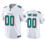 Miami Dolphins Custom White 2023 F.U.S.E Vapor Limited Stitched Jersey