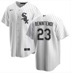 Chicago White Sox #23 Andrew Benintendi White Cool Base Stitched Jersey