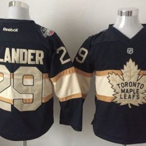 Maple Leafs #29 William Nylander Black Cream 100th Anniversary Stitched Jersey