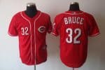 Reds #32 Jay Bruce Red Cool Base Stitched Jersey