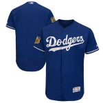 Los Angeles Dodgers Majestic Royal 2017 Spring Training Authentic Flex Base Team Stitched Jersey