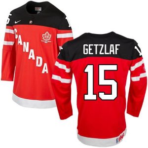 Olympic CA. #15 Ryan Getzlaf Red 100th Anniversary Stitched Jersey