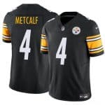 Pittsburgh Steelers #4 DK Metcalf Black 2024 F.U.S.E. Vapor Untouchable Limited Stitched Jersey