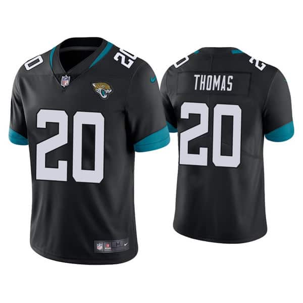 Jacksonville Jaguars #20 Daniel Thomas Black Vapor Untouchable Limited Stitched Jersey