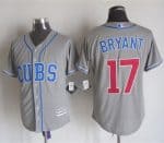 Cubs #17 Kris Bryant Grey Alternate Road New Cool Base Stitched Jersey