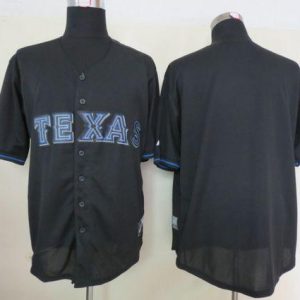 Rangers Blank Black Fashion Stitched Jersey