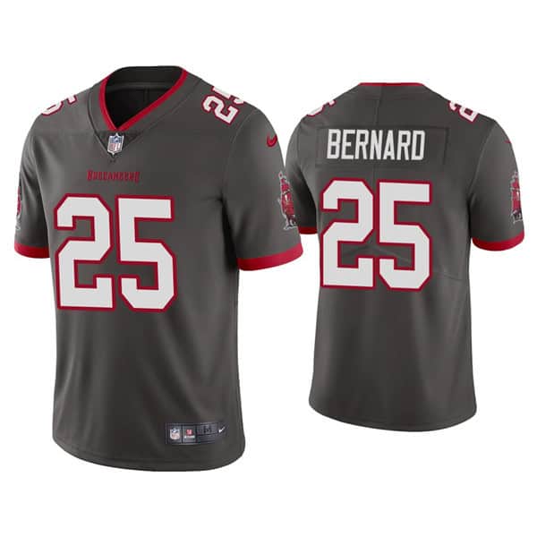 Tampa Bay Buccaneers #25 Giovani Bernard Gray Vapor Untouchable Limited Stitched Jersey