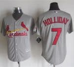 Cardinals #7 Matt Holliday Grey New Cool Base Stitched Jersey