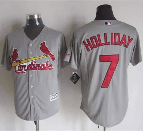 Cardinals #7 Matt Holliday Grey New Cool Base Stitched Jersey