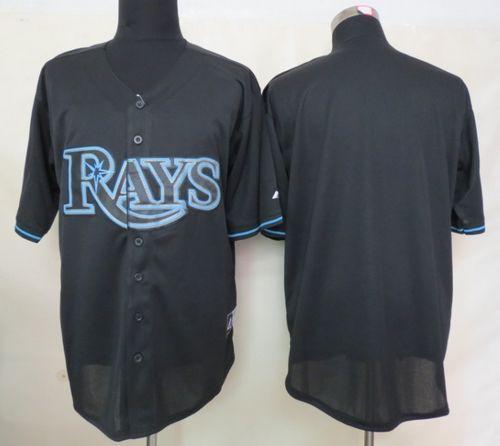 Rays Blank Black Fashion Stitched Jersey
