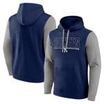 New York Yankees Navy Outline Fleece Pullover Hoodie