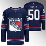 New York Rangers #50 Will Cuylle Navy Stitched Jersey