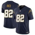 Los Angeles Chargers #82 Brenden Rice Navy 2024 Draft F.U.S.E. Vapor Limited Stitched Jersey