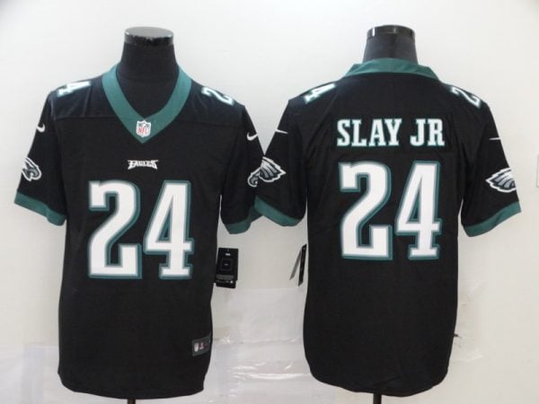 Philadelphia Eagles #24 Darius Slay JR Black Vapor Untouchable Limited Stitched Jersey