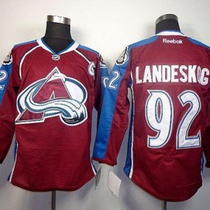 Avalanche #92 Gabriel Landeskog Red Home Stitched Jersey