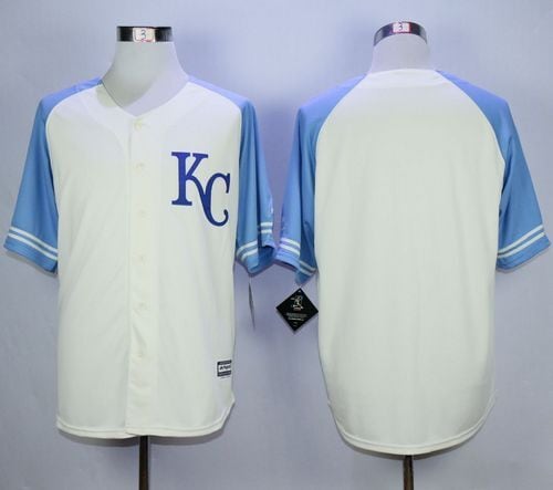 Royals Blank Cream Exclusive Vintage Stitched Jersey