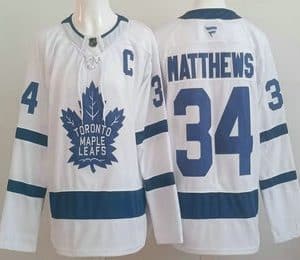 Toronto Maple Leafs #34 Auston Matthews White Authentitc Jersey