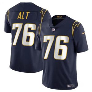 Los Angeles Chargers #76 Joe Alt Navy Vapor Limited Stitched Jersey