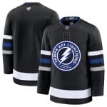 Tampa Bay Lightning Blank Black 2024-25 Alternate Stitched Jersey