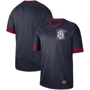 Minnesota Twins Blank Navy Cooperstown Collection Legend Stitched Jersey